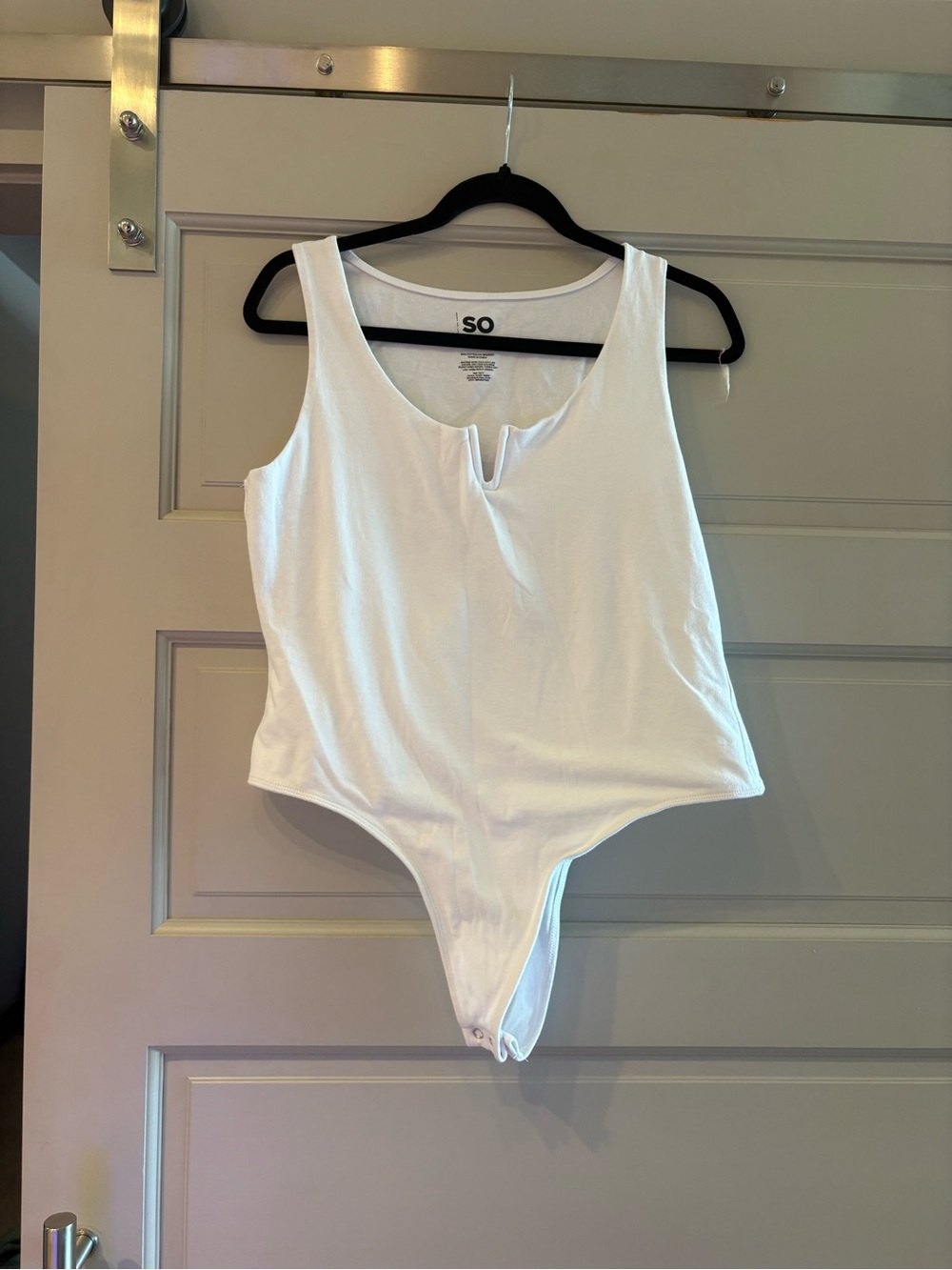 SO White Girls' Sleeveless One-Piece Bodysuit